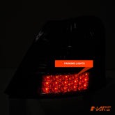 Smoked Black LED Tail Lights for TOYOTA Yaris 2005 - 2008 Hatch - Mars Performance